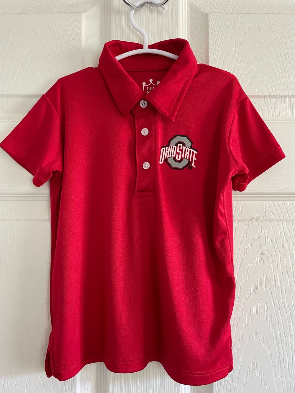 Little King Ohio State Buckeyes Red Polo Shirt Toddler 3T
